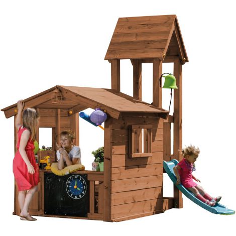 Spatiu de joaca cu casuta din lemn LOOK OUT - Blue Rabbit 2.0 - imagine 6